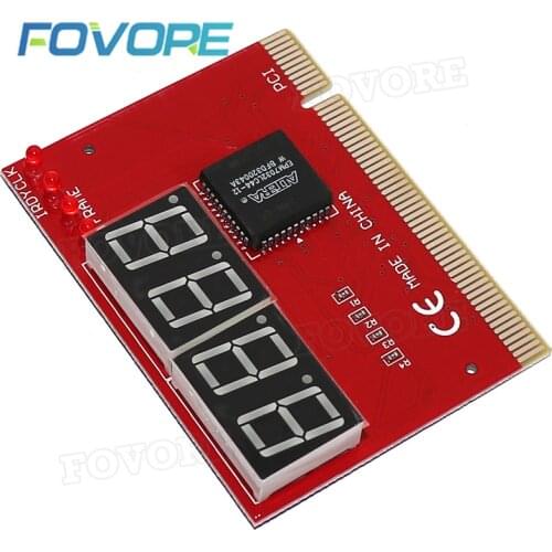 4-Digit Computer Motherboard Mini PCIE LPC Debug Post Card Digital PCI PCI-E LED Diagnostic Display Tester card Test PC Desktop