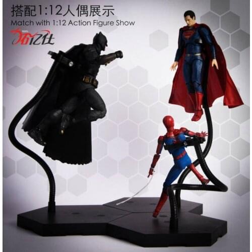 1/6 Action Figure Accessories Soldier Bracket Dragon-shaped Metal Snake Tube Stand for 1/12 1/6 figures model