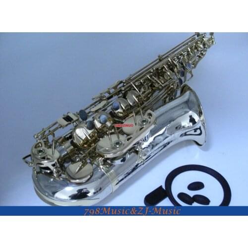 LORICO-601 ALTO SAXOPHONE Nickel Alloy Cooper Body and Gold Lacquer Keys Eb Alto Saxophone High F# FREE LORICO ACCESSORY