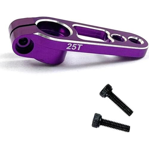 Aluminum Alloy 25T Servo Horn Arms 25 Teeth Spline M3 Clamp Steering for Futaba Savox Power HD Moto D4 Drift Climbing RC Car