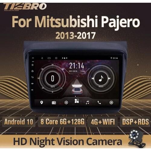 TIEBRO 2Din Android10 Car Radio For Mitsubishi Pajero Sport 2013-2017 Stereo Receiver GPS Navigation Auto Radio DSP Car Receiver