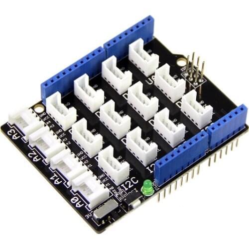 Free Ship 2pcs/lot Base Shield V2 Grove Sensor Expansion Board Compatible for Arduino Grove Sensor Shield