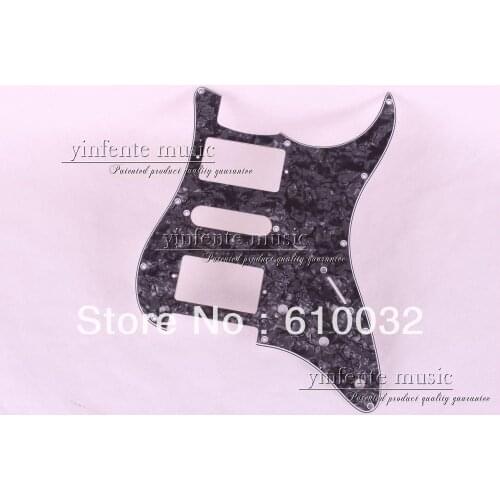 Black Pickguard HSH For F ender Strat Guitar Y-63