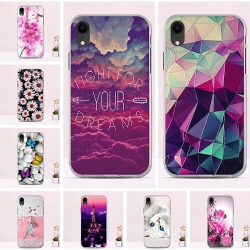 For Apple iPhone XR Case Cover TPU For Apple iPhone XR Phone Case 3D Print Painted Funda For Apple iPhone XR Silicone Case Shell