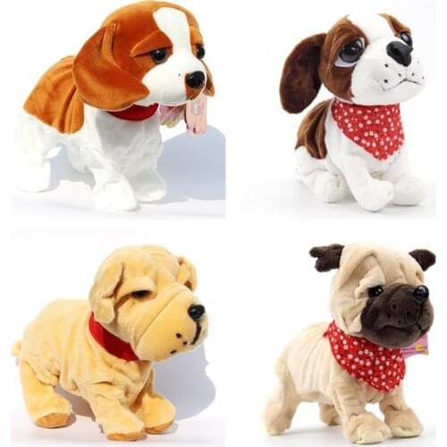 Childrens electric toy dogs, intelligent voice-activated dogs, dancing dogs, plush puppies, mechanical dogs,dolls and dollsgift