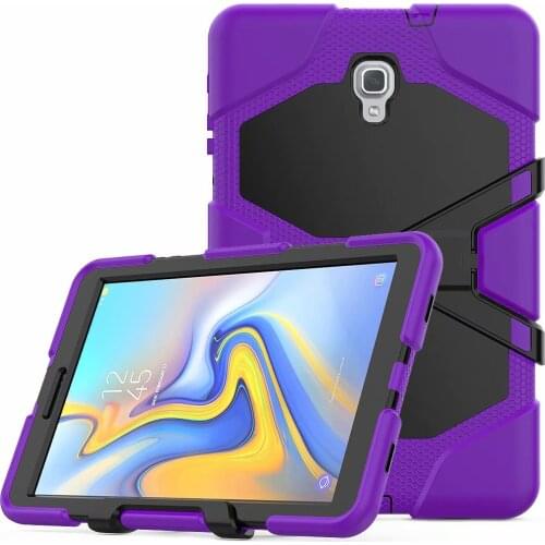 Kids Safe Shockproof Tablet Protective Shell Hybrid Silicone Coque Case for Samsung Galaxy Tab A 10.5" T590 T595 Stand Cover+pen