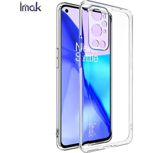 For OnePlus 9 Pro Case 1+9 Pro Cover IMAK UX-5 Soft TPU Transparent Slim Phone Shell Silicone Back Cover