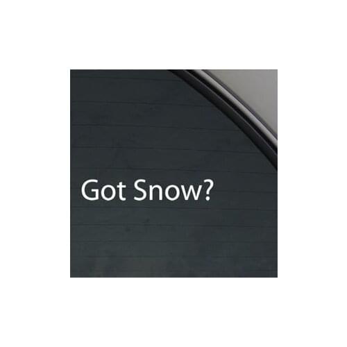 Got Snow? Decal Ski Snowboard Snowmobile window Sticker 15cm