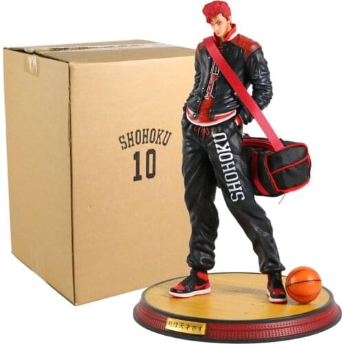 Deluxe GK Slam Dunk Shohoku 10 Hanamichi Sakuragi Statue Collectible Figure Model Toy