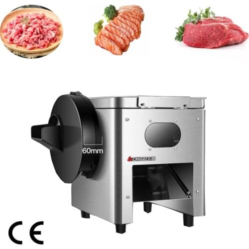 Commercial Meat Cutter Home-business dual-use Electric Meat Slicer Stainless Steel Cutter Fish Fillet Shredded