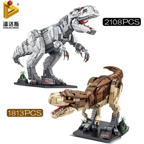PANLOS 611001-2 Dinosaur Tyrannosaurus Building Block Model Child Puzzle Assembly Toys Brick Boy Gift