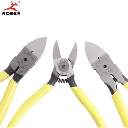 RDEER Cutting Pliers 5"/6" Multifunctional Side Cutters Wire Stripper Cable Cutter Electrician Repir Hand Tools