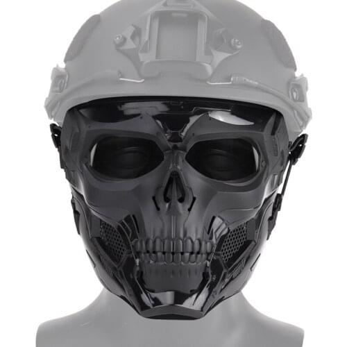 Face Scary Skull Shape Impact Resistant (Tactical) Headwear Protection Halloween Party Game Costumes Accessories