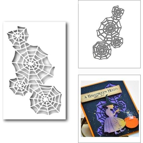 New Awful Spiders Web Shape 2020 Metal Cutting Dies for DIY Scrapbooking Decoration and Card Making Embossing Craft No Stamps