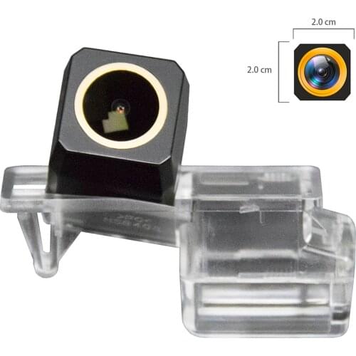 Misayaee Golden HD Car Rear View Reverse Camera Plate Light for FOR D Kuga FIESTA Escape 2013-2017