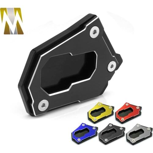 MOTO CNC Kickstand Side Stand Vergroter Plate Extension Pad For BMW Motorcycle R1200GS R 1200 GS R1200 LC ADV Adventure 1200GS