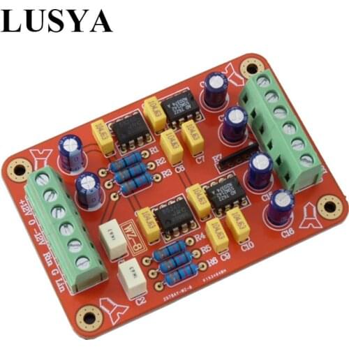 Lusya SSM2142 Unbalanced RCA Signal Input To Balanced XLR Output Lotus Port To Canon Port Finished Board T0456