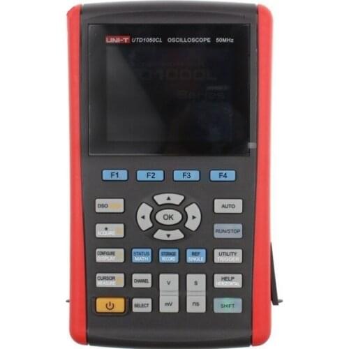 UNI-T UTD1050CL 1 Channels 50MHz 200MS/s 12 kpts Memory Depth Mini USB Handheld Digital Storage Oscilloscope Multimeter