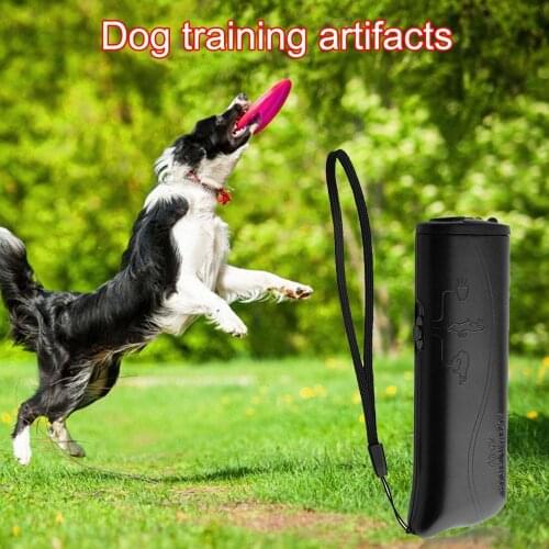 Portable Handheld Ultrasonic Anti Bark Barking Dog Train Repeller Control Trainer Device 3 In 1 Anti Barking Stop CD-100