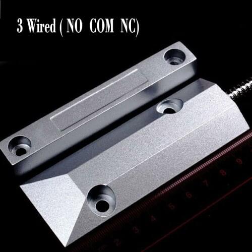 Wired Metal Roller Shutter Door Magnetic Contact Waterproof Switch Alarm OC-55 Door Sensor for Home Alarm System NO and NC