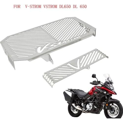 Motorcycle Radiator Grille Guard Protector Cover for Suzuki V-STROM 650 DL650 2004-2010 Water Cooler Protection