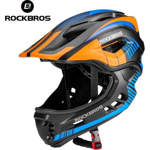 ROCKBROS 2 In 1 Full Covered Child Helmets Bike Bicycle Cycling Animals Children Helmets EPS Sport Safety Hats For Parallel Car