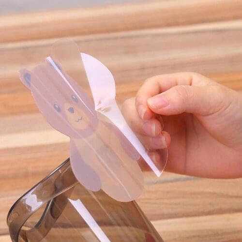 Cartoon Bear Self-adhesive Toothbrush Holder Free Punch Child Shaver Cute Animal Storage Mouthwash Rack Bathroom Shape Wall A3N8