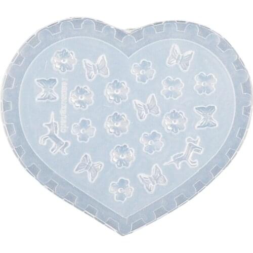 3D Silicone Mold Nail Art Carving Mold is Suitable for Diy Nail Art Decoration Supplies Nail Template Nail Tool New