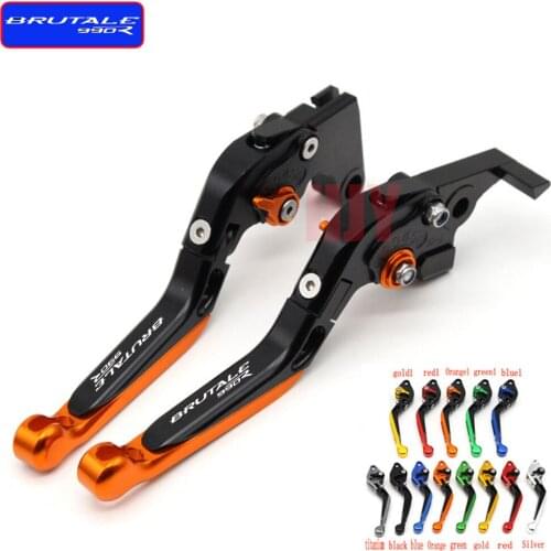 For MV Agusta Brutale 990R 990 R 2010-2012 Motorcycle Folding Extendable CNC Moto Adjustable Clutch Brake Levers