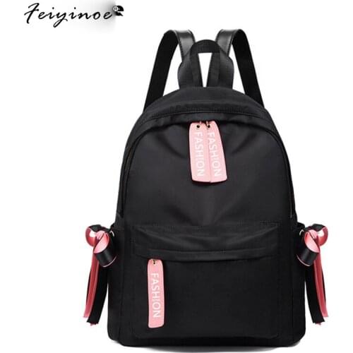 Female Students Bag 2020 New Fashionable Canvas Bag Backpack Middle High School Girls Backpack