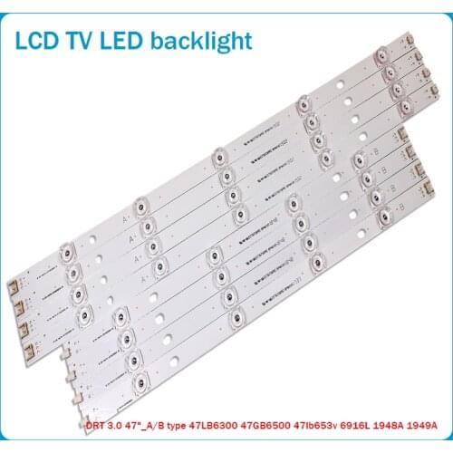 16PCS LED Backlight Lamp strip 6916L-1715A For LG 47 inches TV innotek DRT 3.0 47" 47LB6300 47GB6500 47LB652V 47lb650v LC470DUH