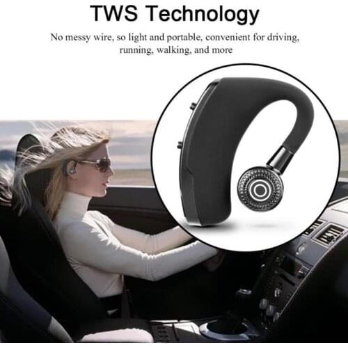 V9 CSR Handsfree Wireless Bluetooth Earphones Headphones Noise Reduce Business Headset With Mic Sport Auriculares For xiaomi