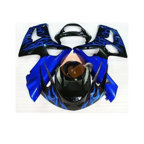 Wotefusi ABS Racing Bodywork Fairing Injection Molding For 2003 2004 Ninja ZX 6R (KC)