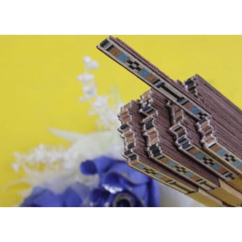 20 strip Luthier Purfling Binding MARQUETRY Inlay New 640x6x1mm Guitar Parts#67