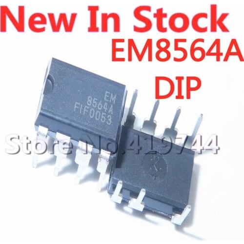 5PCS/LOT 100% Quality EM8564A EM8564 8564A DIP-7 power management chip In Stock New Original