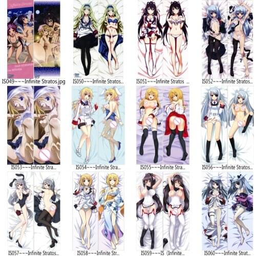 Anime Infinite Stratos Cecilia Alcott Charlotte Dunois Laura Bodewig Sexy Hugging Body Pillow Case Pet Pillowcase Cover 2Way