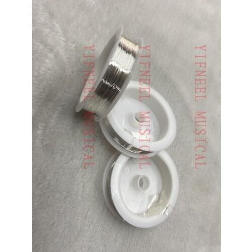 Free shipping 1 roll of Nickel silver string 50g for violin,viola,cello,bass bows