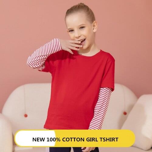 Spring new Striped Baby Girls Cotton Long Sleeve T-shirt 2-10Year Autumn Children Clothing Blouse Tops Boys Long Sleeve Tops