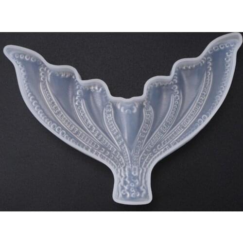 DIY Crystal Epoxy Mould Three-dimensional Large Fishtail Mold Table Decorations Dried Flower Resin Decorative DIY Hand Crafts