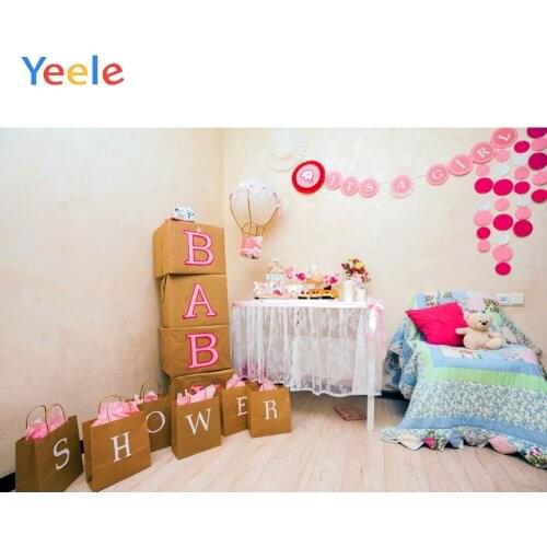 Girl Toys Home Interior Decor Photophone Baby Shower Newborn Photo Backdrops Custome Photographic Backgrounds For Photo Studio