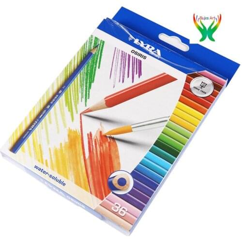 Germany original Lyra 12/24/36 color water soluble pencil for students to draw with Triangle penholder medium length