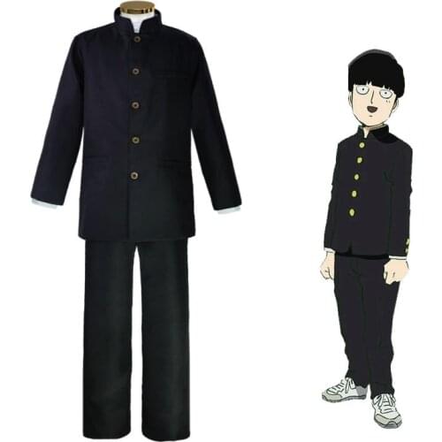 Mobpsycho100 Cosplay Costumes Shigeo Kageyama Costume Anime Halloween Uniforms Women Men