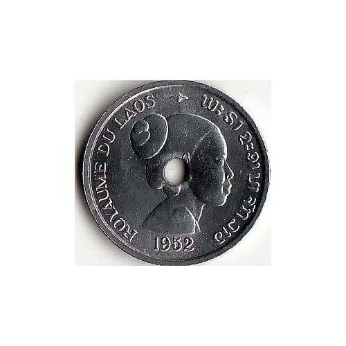 Laos 10 cents 1952 edition Coins Asia New Original Coin Unc Collectible Edition Real Rare Commemorative Random Year