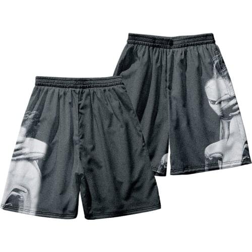 Summer Breathable Sportwear Fitness Jogging Sweatpant Beach Outfits Men Casual Quick Dry Running Sports Shorts