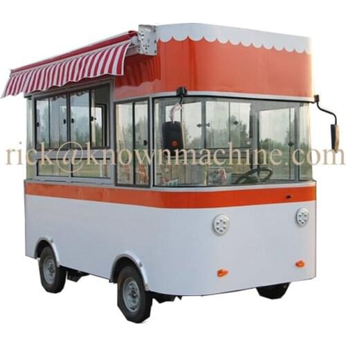 2019 hot sale mobile electric snack fast food cart/truck/trailer outdoor use with drive power ,tourist car with free shipping