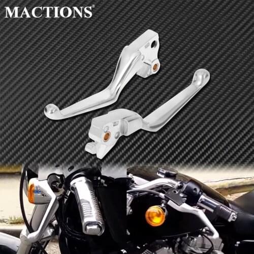 Motorcycle Chrome Regulator Brake Clutch Lever Shifter Hand Lever For Harley Sportster XL 1200 883 Roadster Nightster 2004-2013