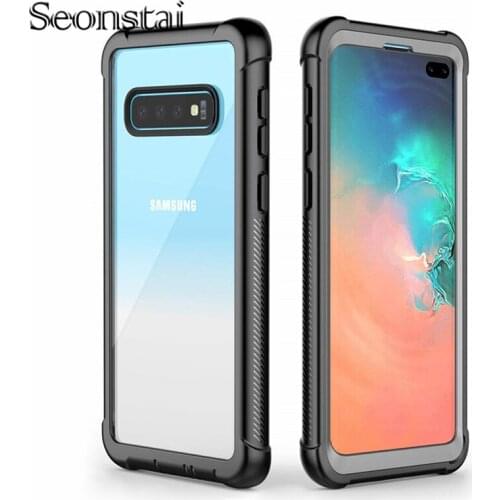 For SAMSUNG S10 Lite Shockproof Case for Galaxy S8 S9 Plus Note9 Full-Body Protect Rugged Cover with Built-in Screen Protector