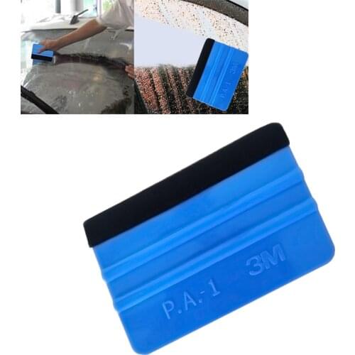99 X 72mm Blue Portable Felt Edge Squeegee Car Vinyl Wrap Application Tool Scraper Decal Auto Car Cleaning Car Brush Accessories