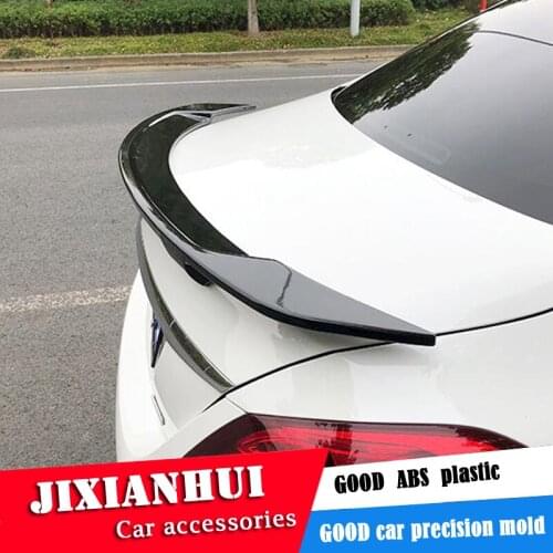 For W117 Spoiler GS 2015-2018 Mercedes-Benz CLA W117 CLA180 CLA200 Spoiler ABS plastic Material Car Rear Wing Color Rear Spoiler