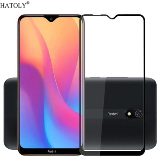Glass on For Xiaomi Redmi 8A Tempered Glass Redmi 8A Protective Phone Glass Full Glue Cover Screen Protector For Xiaomi Redmi 8A
